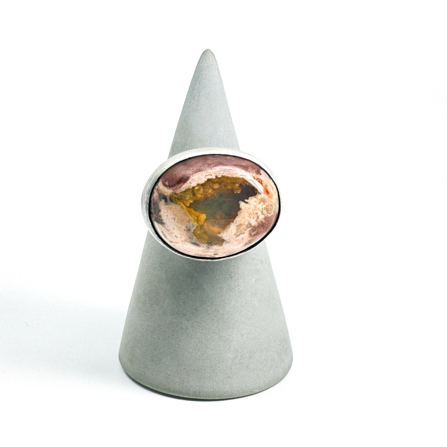 Mexican cantera opal ring