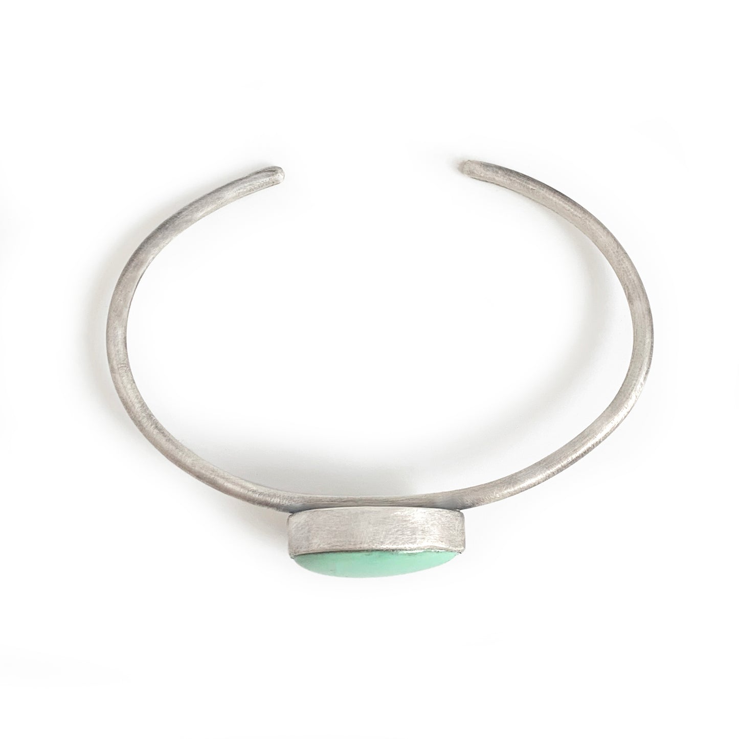 Minty Butterfly Wing Cuff – Sterling Silver