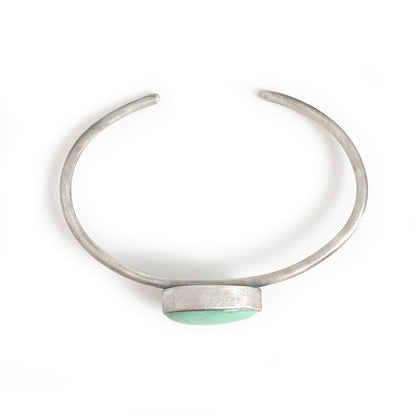 Minty Butterfly Wing Cuff – Sterling Silver