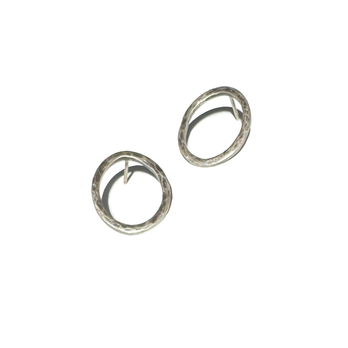 Organic hammered hoops - medium
