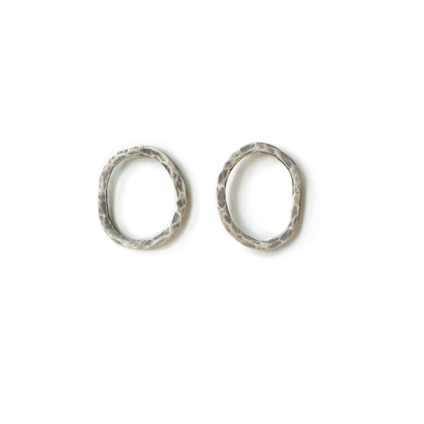 Organic textured hoops - small