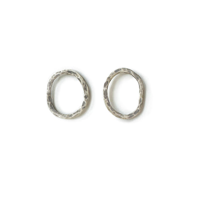 Organic textured hoops - small