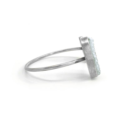 Druzy & Jasper Double Bezel Bracelet – Sterling Silver